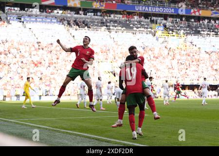 Dortmund, Allemagne. 22 juin 2024. Lors du match de football Euro 2024 entre la Turquie et le Portugal au signal Iduna Park, Dortmund, Allemagne - samedi 22 juin 2024. Sport - Soccer . (Photo de Fabio Ferrari/LaPresse) crédit : LaPresse/Alamy Live News Banque D'Images