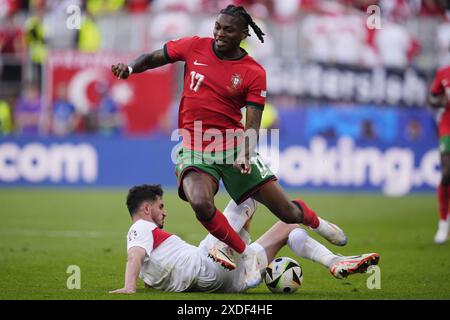 Dortmund, Allemagne. 22 juin 2024. Le portugais Rafael Leao lors du match de football Euro 2024 entre la Turquie et le Portugal au signal Iduna Park, Dortmund, Allemagne - samedi 22 juin 2024. Sport - Soccer . (Photo de Fabio Ferrari/LaPresse) crédit : LaPresse/Alamy Live News Banque D'Images