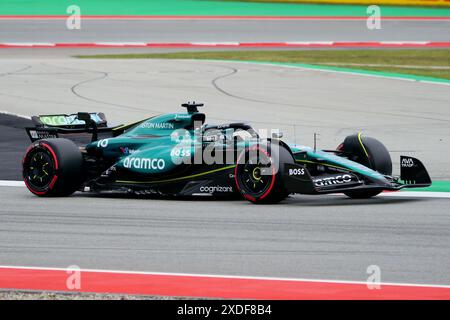 Circuit de Barcelona-Catalunya, Barcelone, Espagne. 22 juin 2024. Grand Prix d'Espagne de formule 1 2023 ; Journée de qualification ; lance Stroll (CAN), crédit Aston Martin : action plus Sports/Alamy Live News Banque D'Images