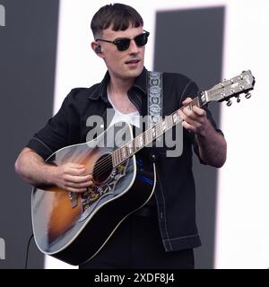 Seaclose Park, Newport, Royaume-Uni. 21 juin 2024. Les K's se produisent sur la scène principale du Festival de l'île de Wight, Seaclose Park le 21 juin 2024 crédit : Emma Terracciano/Alamy Live News Banque D'Images