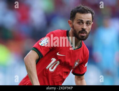 Dortmund, Allemagne. 22 juin 2024. Bernardo Silva de Portugalpendant le match des Championnats d'Europe de l'UEFA au BVB Stadion, Dortmund. Le crédit photo devrait se lire comme suit : David Klein/Sportimage crédit : Sportimage Ltd/Alamy Live News Banque D'Images