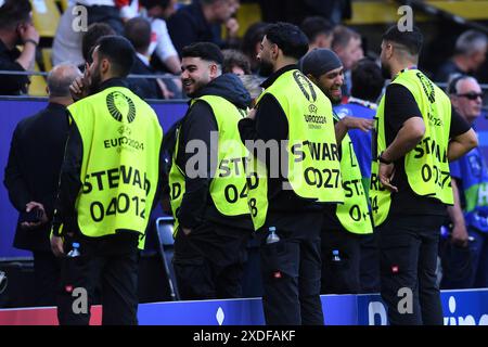 Dortmund, Allemagne. 22 juin 2024. Fussball UEFA EURO 2024 Gruppenphase 2. Spieltag Tuerkei - Portugal AM 22.06.2024 im BVB Stadion Dortmund à Dortmund Ordner Foto : Revierfoto crédit : ddp Media GmbH/Alamy Live News Banque D'Images