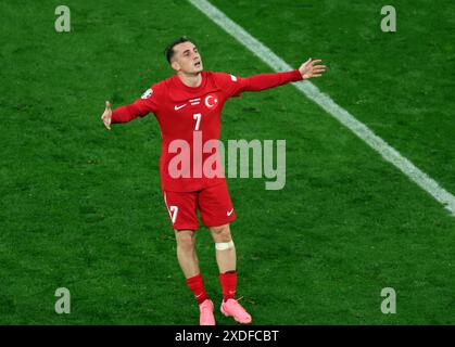 Kerem AktŸrkoglu de Turkiye jubelt Ÿber sein drittes Tor fŸr Seine Mannschaft UEFA EURO 2024 match de phase de groupes entre Turkiye et Georgia au Dortmund Football Arena le 18 juin 2024 à Dortmund, Allemagne. Vorrundenspiel TŸrkei vs Georgien Copyright by : Sampics photographie Bierbaumstrasse 6 81243 MŸnchen TEL. : ++49/89/82908620 , FAX : ++49/89/82908621 , E-mail : sampics@t-online.de Bankverbindung : Hypoor einsbank MŸnchen Konto : 1640175229 , BLZ 70020270 IBAN : DE78700202701640175229 BIC : HYVEDEMMXXX weitere motive finden sie unter : www.augenklick.de© diebilderwelt / Alamy Stock Banque D'Images