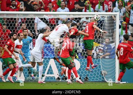 Dortmund, Allemagne. 22 juin 2024. Dortmund - Pepe du Portugal lors du match du groupe F de l'UEFA EURO 2024 entre la Turquie et le Portugal au BVB Stadium Dortmund le 22 juin 2024 à Dortmund, Allemagne. ANP | Hollandse Hoogte | Gerrit van Keulen Banque D'Images