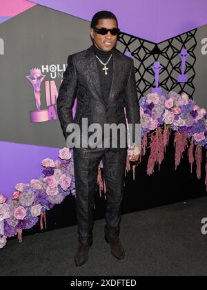 21 juin 2024, Beverly Hills, Californie, États-Unis : Babyface assiste à la 4e édition des Hollywood Unlocked impact Awards. (Crédit image : © Billy Bennight/ZUMA Press Wire) USAGE ÉDITORIAL SEULEMENT! Non destiné à UN USAGE commercial ! Banque D'Images