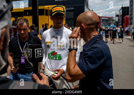 Montmelo, Espagne, 22 juin 2024, mari Boya , participant aux qualifications, manche 10 du championnat de formule 1 2024. Crédit : Michael Potts/Alamy Live News Banque D'Images