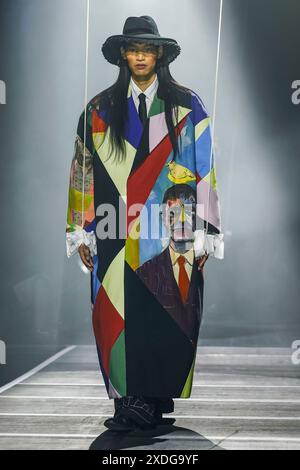 Paris, France. 22 juin 2024. Défilé KIDSUPER printemps/été 2025 pendant la semaine de la mode de Paris Menswear le 2024 juin - Paris, France 22/06/2024 crédit : dpa/Alamy Live News Banque D'Images