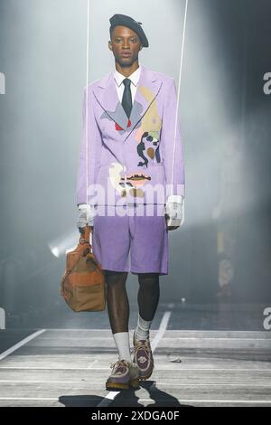 Paris, France. 22 juin 2024. Défilé KIDSUPER printemps/été 2025 pendant la semaine de la mode de Paris Menswear le 2024 juin - Paris, France 22/06/2024 crédit : dpa/Alamy Live News Banque D'Images