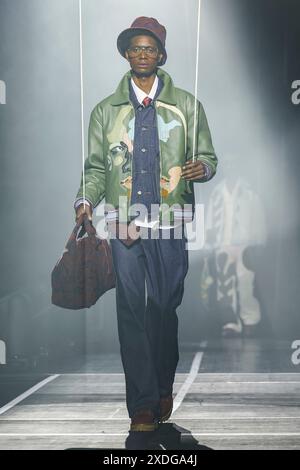 Paris, France. 22 juin 2024. Défilé KIDSUPER printemps/été 2025 pendant la semaine de la mode de Paris Menswear le 2024 juin - Paris, France 22/06/2024 crédit : dpa/Alamy Live News Banque D'Images