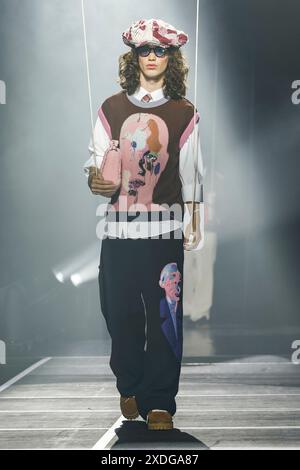 Paris, France. 22 juin 2024. Défilé KIDSUPER printemps/été 2025 pendant la semaine de la mode de Paris Menswear le 2024 juin - Paris, France 22/06/2024 crédit : dpa/Alamy Live News Banque D'Images