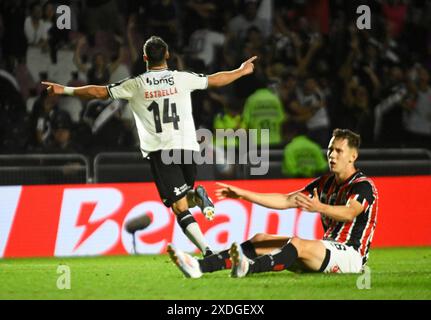 Rio de Janeiro (RJ), 22/06/2024 - Vasco -Criciúma - Jogador do Vasco comemora seu gol, durante partida contra o São Paulo, válida pela décima primeira Banque D'Images