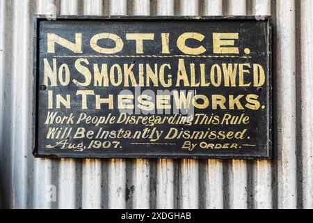 Europe, Royaume-Uni, Angleterre, Comté de Durham, Stanley. Beamish. Beamish Open-air, musée pittoresque. Station Rowley. Banque D'Images