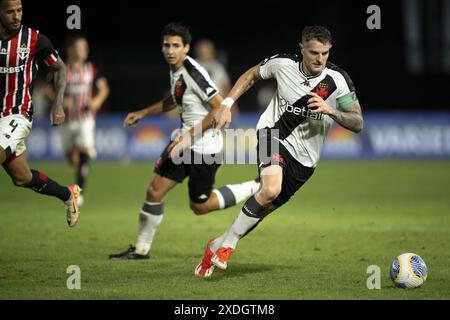 RJ - RIO DE JANEIRO - 06/22/2024 - BRÉSIL A 2024, VASCO x SAO PAULO - Vasco joueur Vegetti lors d'un match contre Sao Paulo au stade Sao Januario pour le championnat brésilien A 2024. Photo : Jorge Rodrigues/AGIF Banque D'Images