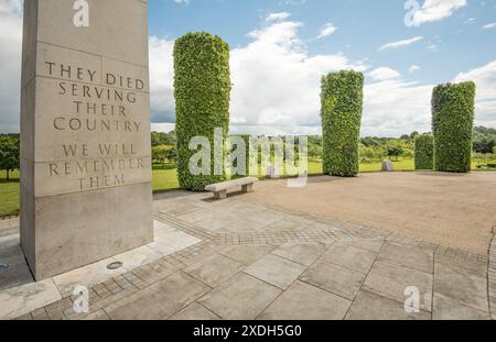 National Memorial Arboretum, Alrewa, Lichfield, Staffordshire Banque D'Images