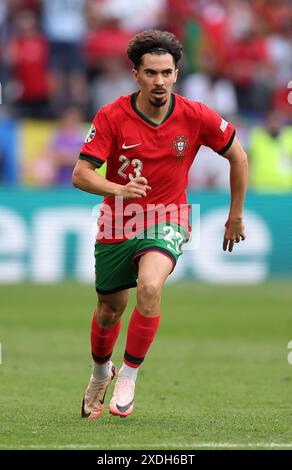 Dortmund, Allemagne. 22 juin 2024. Vitinha du Portugal lors du match des Championnats d'Europe de l'UEFA au BVB Stadion, Dortmund. Le crédit photo devrait se lire comme suit : David Klein/Sportimage crédit : Sportimage Ltd/Alamy Live News Banque D'Images