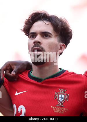 Dortmund, Allemagne. 22 juin 2024. Vitinha du Portugal lors du match des Championnats d'Europe de l'UEFA au BVB Stadion, Dortmund. Le crédit photo devrait se lire comme suit : David Klein/Sportimage crédit : Sportimage Ltd/Alamy Live News Banque D'Images