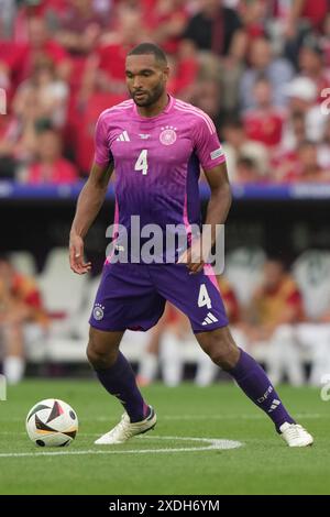 Stuttgart, Allemagne. 19 juin 2024. L'Allemand Jonathan Tah lors du match de football Euro 2024 entre l'Allemagne et la Hongrie à la Stuttgart Arena, Stuttgart, Allemagne - mercredi 19 juin 2024. Sport - Soccer . (Photo de Spada/LaPresse) crédit : LaPresse/Alamy Live News Banque D'Images