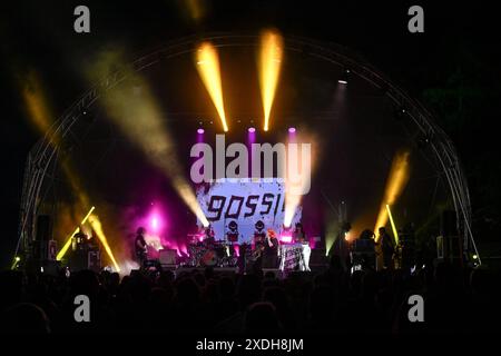 Concert de musique - Gossip Live Tour 2024 Gossip pendant la Live Tour 2024 au Festival Villa Ada, Villa Ada, le 22 juin 2024 à Rome, Italie Rome Villa Ada Festival 2024 Italie Copyright : xDomenicoxCippitellix/xLiveMediax LPM 1414699 Banque D'Images