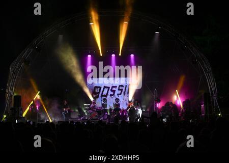 Rome, Italie. 22 juin 2024. Gossip se produit lors du Live Tour 2024 au Festival Villa Ada, à Rome, en Italie, le 22 juin 2024. (Photo de Domenico Cippitelli/NurPhoto) crédit : NurPhoto SRL/Alamy Live News Banque D'Images