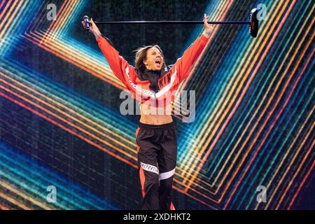 Melanie C aka Sporty Spice des Spice Girls en concert le 22 juin 2024 Banque D'Images