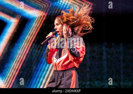 Melanie C aka Sporty Spice des Spice Girls en concert le 22 juin 2024 Banque D'Images