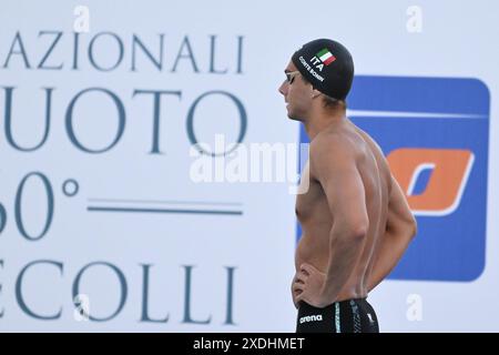 CONTE BONIN Paolo 100M Individual Freestyle finals hommes lors de la natation internationale - LX Trofeo 'Sette Colli' IP au Foro Italico Swimming Center à Rome, Italie le 22 juin 2024 Banque D'Images