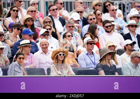 Le neuvième jour des championnats Cinch au Queen's Club, Londres. Date de la photo : dimanche 23 juin 2024. Banque D'Images