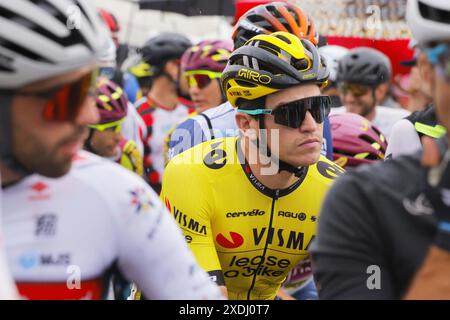 23/06/2024 -CHAMPIONNATS NATIONAUX ITALIE ME- FIRENZE - SESTO FIORENTINO- 228 KM lors du Championnat professionnel d'Italie - hommes, course de Street Cycling à Sesto Fiorentino, Italie, 23 juin 2024 Banque D'Images