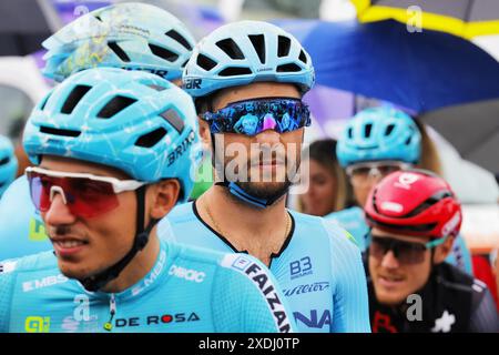 23/06/2024 -CHAMPIONNATS NATIONAUX ITALIE ME- FIRENZE - SESTO FIORENTINO- 228 KM lors du Championnat professionnel d'Italie - hommes, course de Street Cycling à Sesto Fiorentino, Italie, 23 juin 2024 Banque D'Images