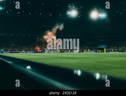 Cologne, Allemagne. 23 juin 2024. Koeln, RheinEnergieStadion, 22.06.2024 : vue d'ensemble du stade pendant le match Championnat d'Europe UEFA 2024 Belgique contre Roumanie. Crédit : Mika Volkmann/Alamy Live News Banque D'Images