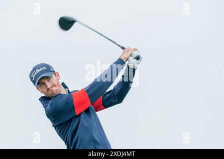 AMSTERDAM, PAYS-BAS - 21 JUIN : Andrew Wilson d'Angleterre pendant le jour 2, KLM Open 2024, DP World Tour à l'International le 21 juin 2024 à Amsterdam, pays-Bas. (Photo de Henk Seppen/Orange Pictures) Banque D'Images