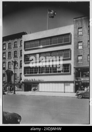 Abbott Laboratories, W. 23rd produit, New York. Extérieur. Collection Gottscho-Schleisner Banque D'Images