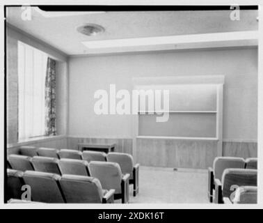 Johnson & Johnson, Centre de recherche, Nouveau-Brunswick, New Jersey. Auditorium. Collection Gottscho-Schleisner Banque D'Images