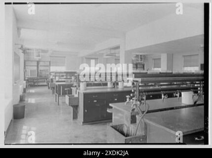 Faculté de médecine, Syracuse, New York. Laboratoire (chimique). Collection Gottscho-Schleisner Banque D'Images