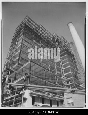 Hôpital général de Martland, Newark, New Jersey. Voir la collection V. Gottscho-Schleisner Banque D'Images