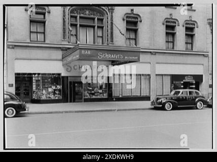 Schrafft's, 220 W. 57e, New York. Extérieur général. Collection Gottscho-Schleisner Banque D'Images