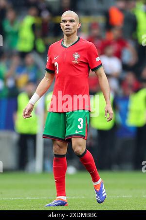 Dortmund, Allemagne. 22 juin 2024. Portugal Pepe lors du match Turquie vs Portugal UEFA Euro 2024 Groupe F au BVB Stadion, Dortmund, Allemagne le 22 juin 2024 crédit : Every second Media/Alamy Live News Banque D'Images