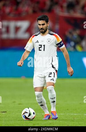 L’Allemand Ilkay Gundogan lors du match du Groupe A De l’UEFA Euro 2024 à la Frankfurt Arena de Francfort, en Allemagne. Date de la photo : dimanche 23 juin 2024. Banque D'Images