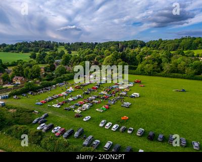 Avon Dassett Classic car and Bike Meet Banque D'Images