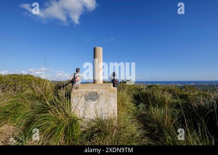 Punta de ses Talaies, centre du champ de bataille, son Carrio, lieu de la bataille de majorque, son Servera, Majorque, Iles Baléares, Espagne. Banque D'Images