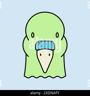 Icône Dove. Symbole vecteur tête d'animal. Panneau Agriculture. Symbole graphique pour la conception de votre site Web, votre logo, votre application, votre interface utilisateur. EPS10. Illustration de Vecteur