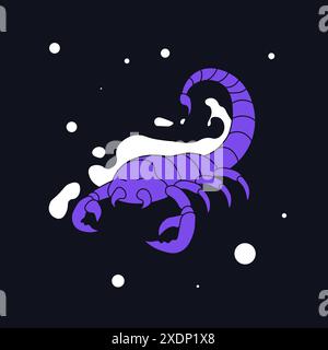 Scorpio Zodiac Sign Vector Illustration Illustration de Vecteur