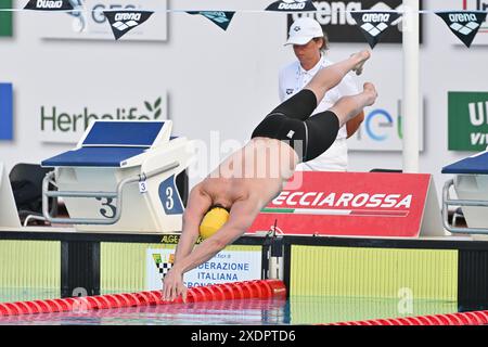 Rome, Italie. 23 juin 2024. Foro Italico, Roma, Italie - MATTEAZZI Massimiliano 200 M Medleypendant Settecolli qualification olympique jour 3, 23 juin 2024 (photo par Roberto Ramaccia/Sipa USA) crédit : Sipa USA/Alamy Live News Banque D'Images