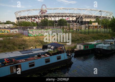 Hackney Wick, East London, Angleterre, Royaume-Uni Banque D'Images