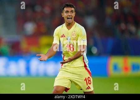 Dusseldorf, Allemagne. 24 juin 2024. Martin Zubimendi d'Espagne lors du match UEFA Euro 2024 opposant Albanie - Espagne, Groupe B date 3, a joué à la Dusseldorf Arena le 24 juin 2024 à Düsseldorf, Allemagne. (Photo de Sergio Ruiz/PRESSINPHOTO) crédit : AGENCE SPORTIVE PRESSINPHOTO/Alamy Live News Banque D'Images