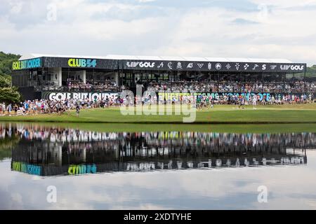 Nashville, États-Unis. 23 juin 2024. Jour 3 du tournoi de golf LIV de Nashville au Grove à College Grove, Tennessee, le 23 juin 2024. (Photo de Kindell Buchanan/Sipa USA) crédit : Sipa USA/Alamy Live News Banque D'Images