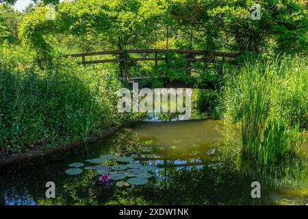 Parc des Impressionnistes à Rueil Malmaison - France Banque D'Images