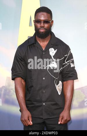 Londres, Royaume-Uni. 24 juin 2024. Ghetts assiste à la première britannique de 'Supacell' à l'Odeon luxe West End à Londres. Crédit : SOPA images Limited/Alamy Live News Banque D'Images