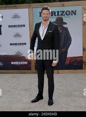 Los Angeles, États-Unis. 24 juin 2024. LOS ANGELES, ÉTATS-UNIS. 24 juin 2024 : Jon Beavers à la première de Horizon : an American Saga au Regency Village Theatre. Crédit photo : Paul Smith/Alamy Live News Banque D'Images