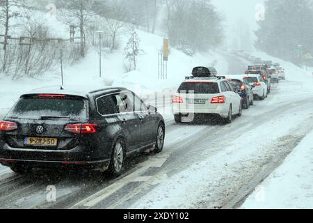 Début de l'hiver dans la haute Forêt-Noire Banque D'Images